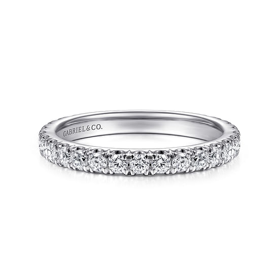 Gabriel - 18K White Gold Matching Wedding Band