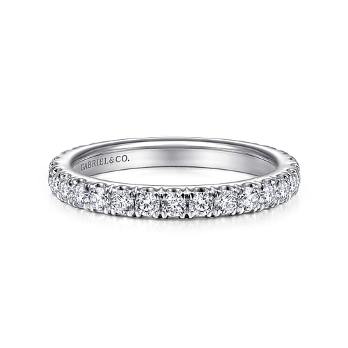 18K White Gold Matching Wedding Band