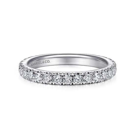 Gabriel - 18K White Gold Matching Wedding Band