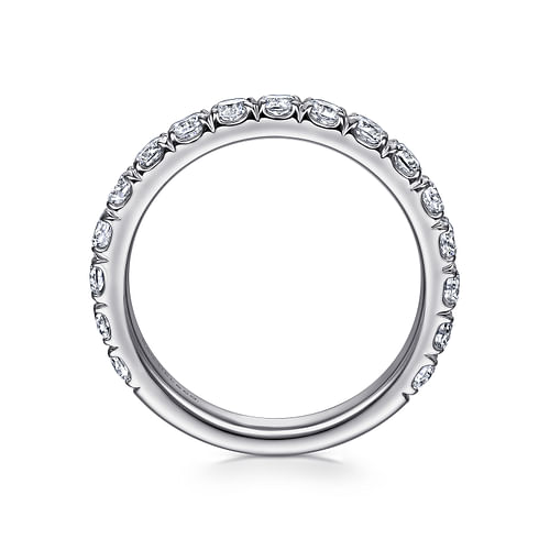 18K White Gold Matching Wedding Band