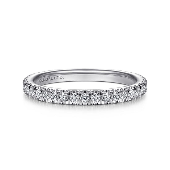 Gabriel - 18K White Gold Matching Wedding Band