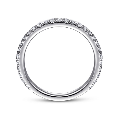 18K White Gold Matching Wedding Band