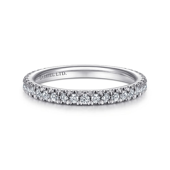 Gabriel - 18K White Gold Matching Wedding Band