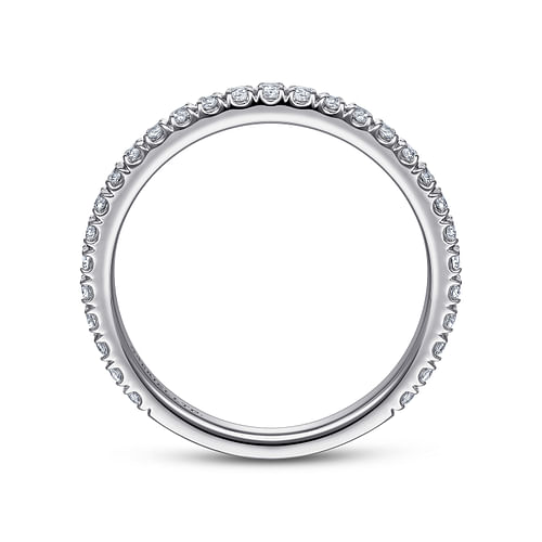 18K White Gold Matching Wedding Band