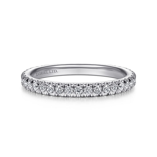 Gabriel - 18K White Gold Matching Wedding Band