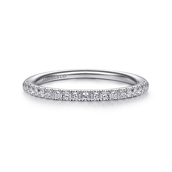 Gabriel - 18K White Gold Matching Wedding Band