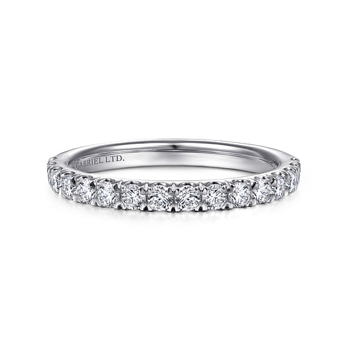 18K White Gold Matching Wedding Band