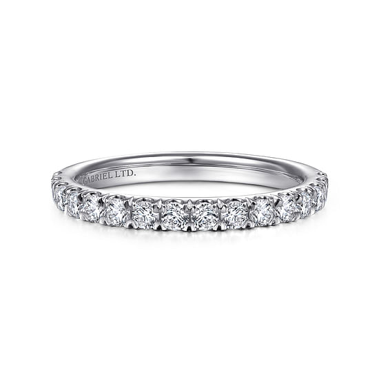 Gabriel - 18K White Gold Matching Wedding Band