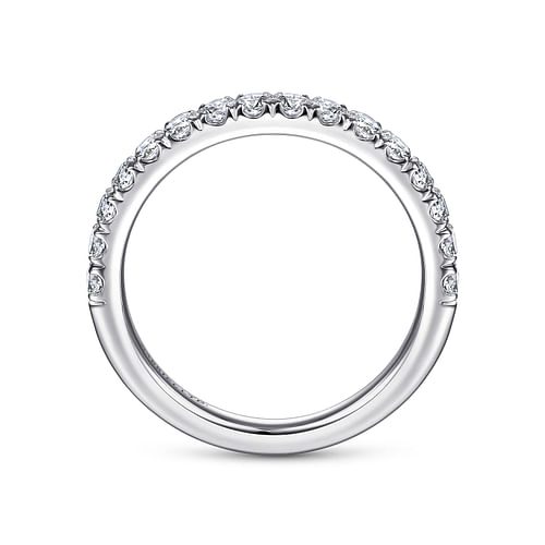 18K White Gold Matching Wedding Band