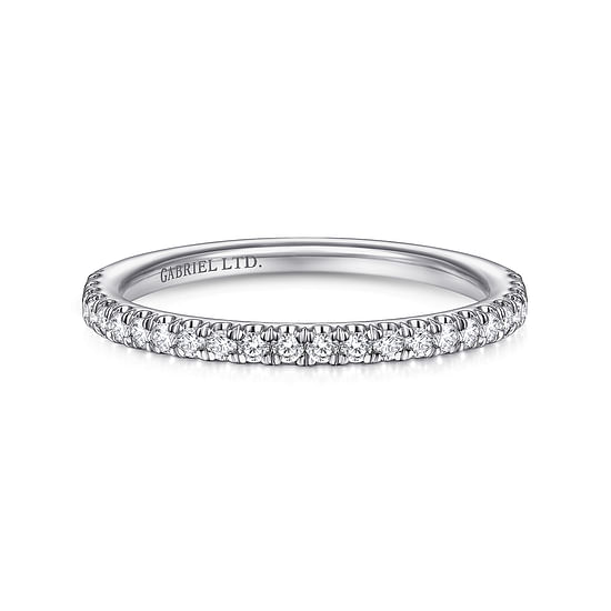 Gabriel - 18K White Gold Matching Wedding Band