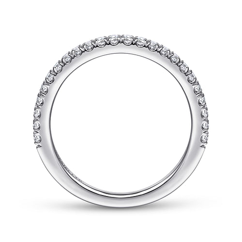 18K White Gold Matching Wedding Band