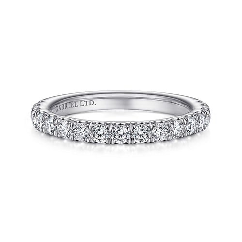 18K White Gold Matching Wedding Band