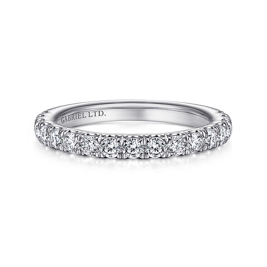 Gabriel - 18K White Gold Matching Wedding Band