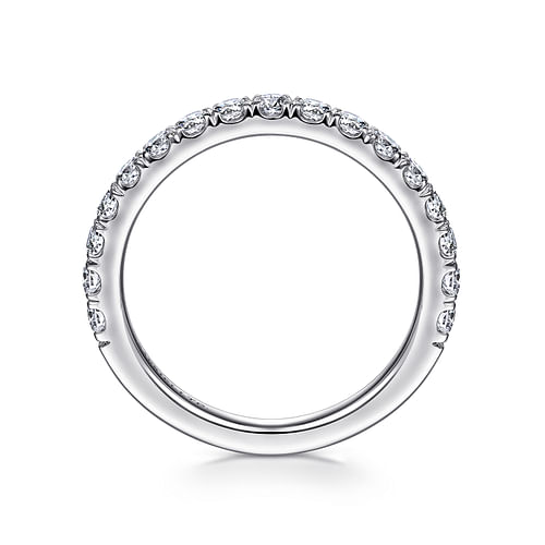 18K White Gold Matching Wedding Band