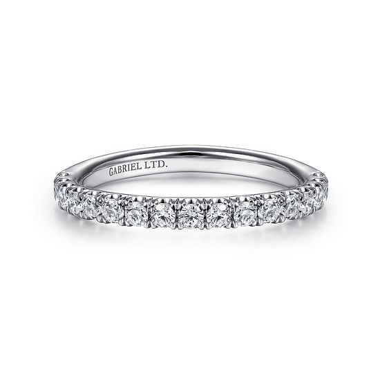 Gabriel - 18K White Gold Matching Wedding Band