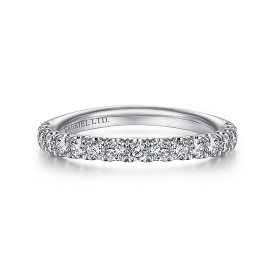 Gabriel - 18K White Gold Matching Wedding Band