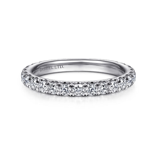 18K White Gold Matching Wedding Band