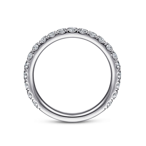 18K White Gold Matching Wedding Band