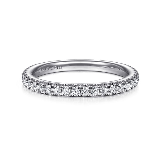 Gabriel - 18K White Gold Matching Wedding Band