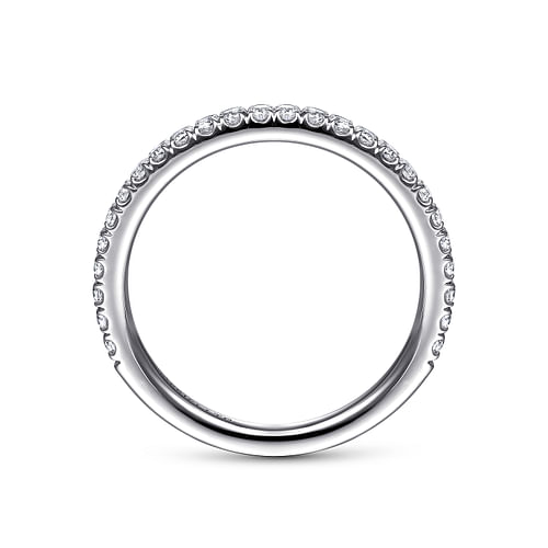 18K White Gold Matching Wedding Band