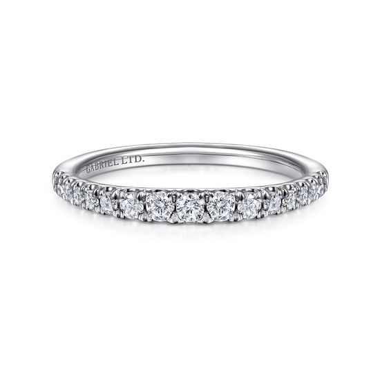 Gabriel - 18K White Gold Matching Wedding Band