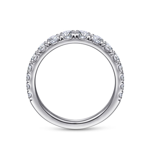 18K White Gold Matching Wedding Band