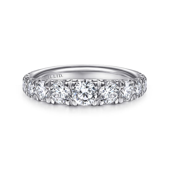 Gabriel - 18K White Gold Matching Wedding Band