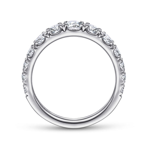 18K White Gold Matching Wedding Band