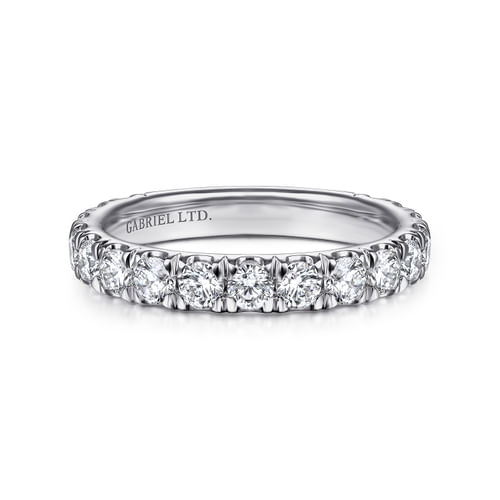 18K White Gold Matching Wedding Band