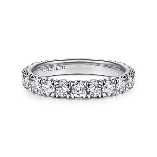 Gabriel - 18K White Gold Matching Wedding Band