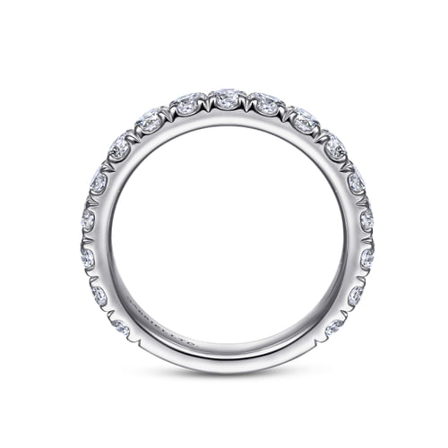 18K White Gold Matching Wedding Band