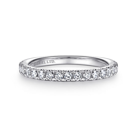 Gabriel - 18K White Gold Matching Wedding Band