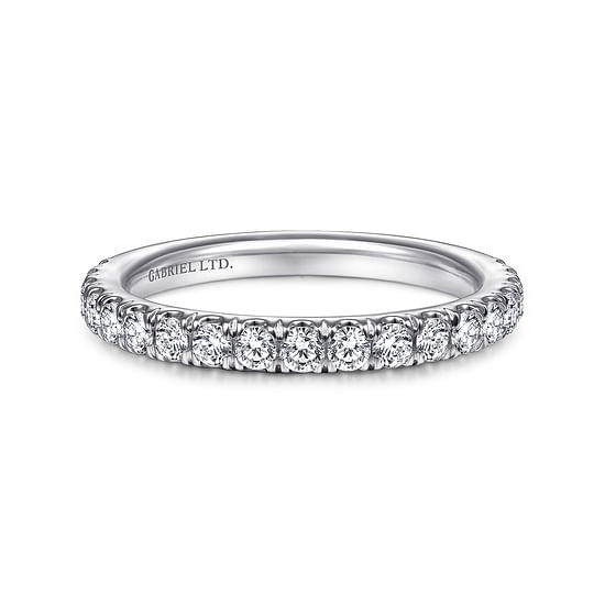 Gabriel - 18K White Gold Matching Wedding Band