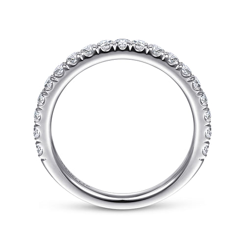 18K White Gold Matching Wedding Band