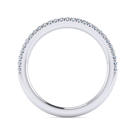 Gabriel - 18K White Gold Matching Wedding Band