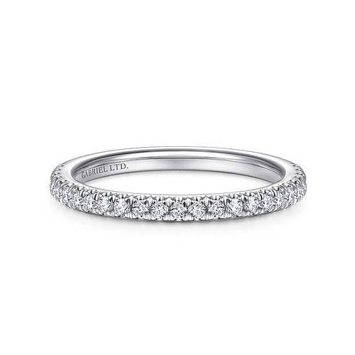 18K White Gold Matching Wedding Band