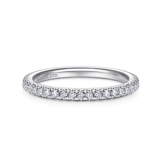 Gabriel - 18K White Gold Matching Wedding Band