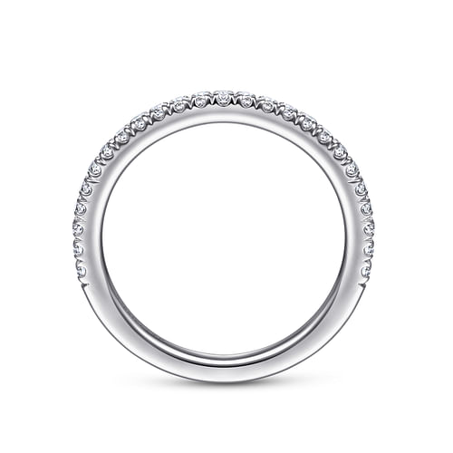 18K White Gold Matching Wedding Band