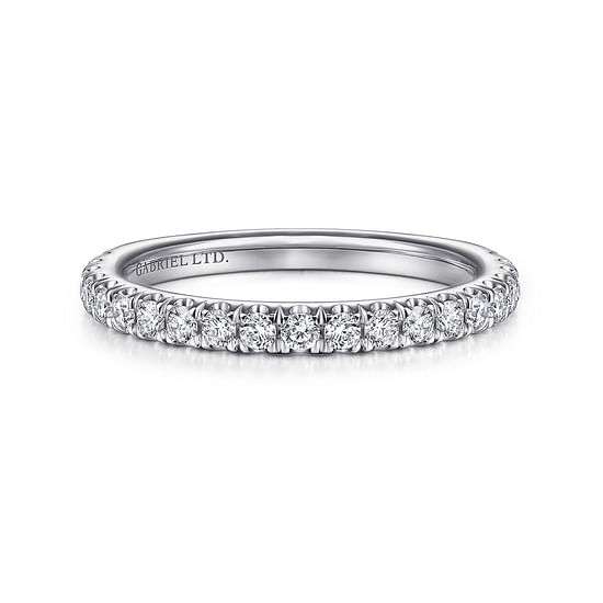 Gabriel - 18K White Gold Matching Wedding Band