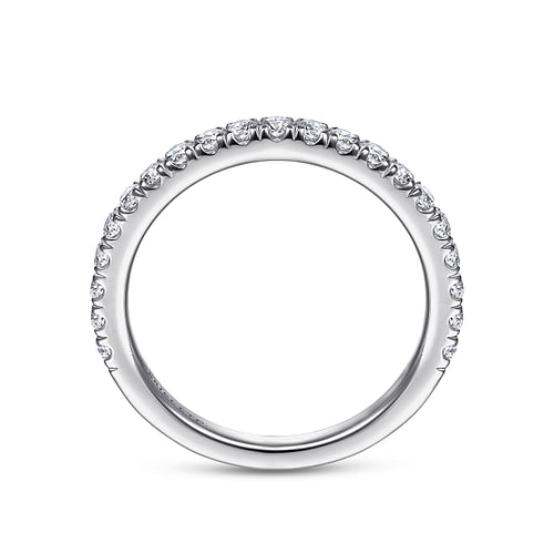 18K White Gold Matching Wedding Band