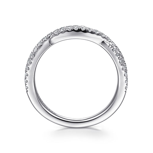 18K White Gold Matching Wedding Band