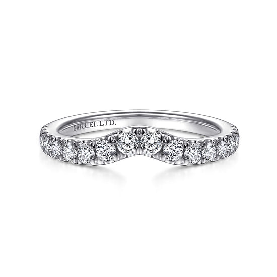 Gabriel - 18K White Gold Matching Wedding Band