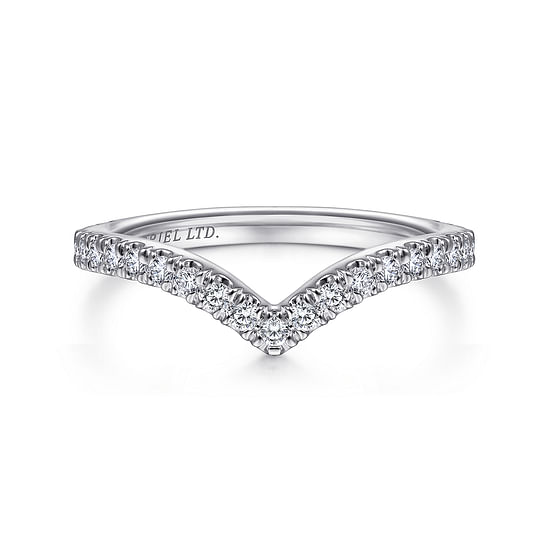 Gabriel - 18K White Gold Matching Wedding Band