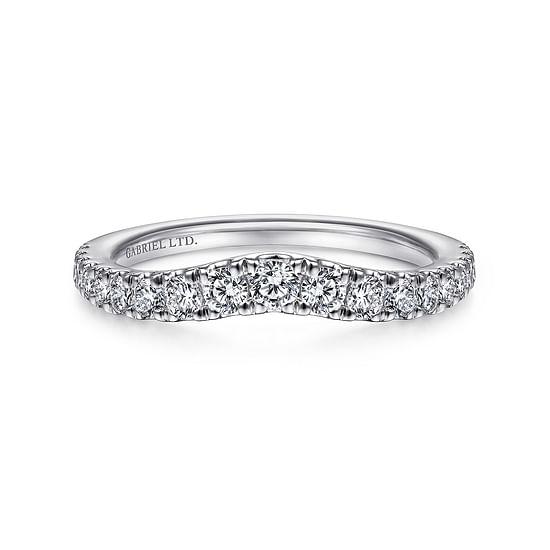 Gabriel - 18K White Gold Matching Wedding Band