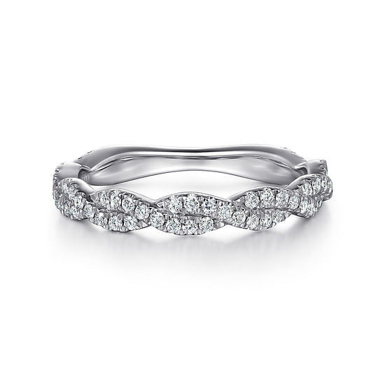 Gabriel - 18K White Gold Matching Wedding Band