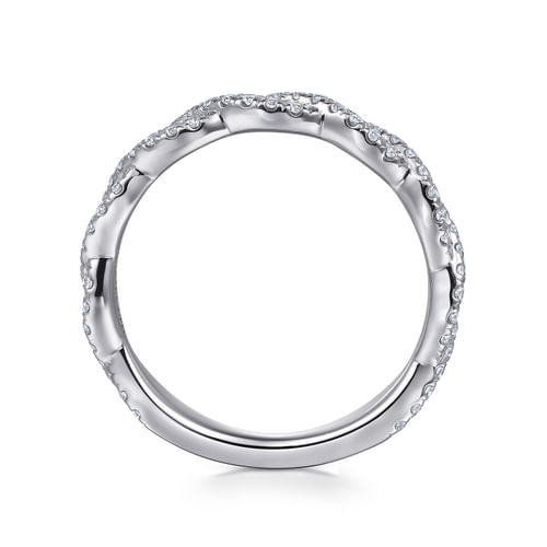 18K White Gold Matching Wedding Band