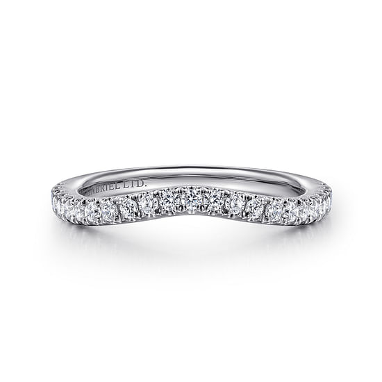 Gabriel - 18K White Gold Matching Wedding Band