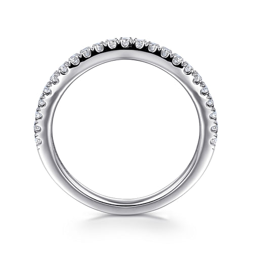18K White Gold Matching Wedding Band