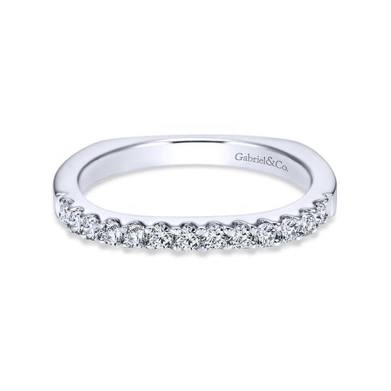 Gabriel - 18K White Gold Matching Wedding Band
