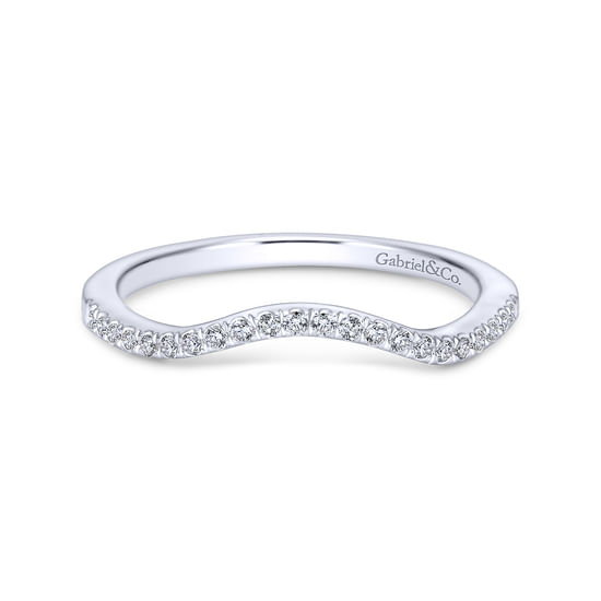 Gabriel - 18K White Gold Matching Wedding Band